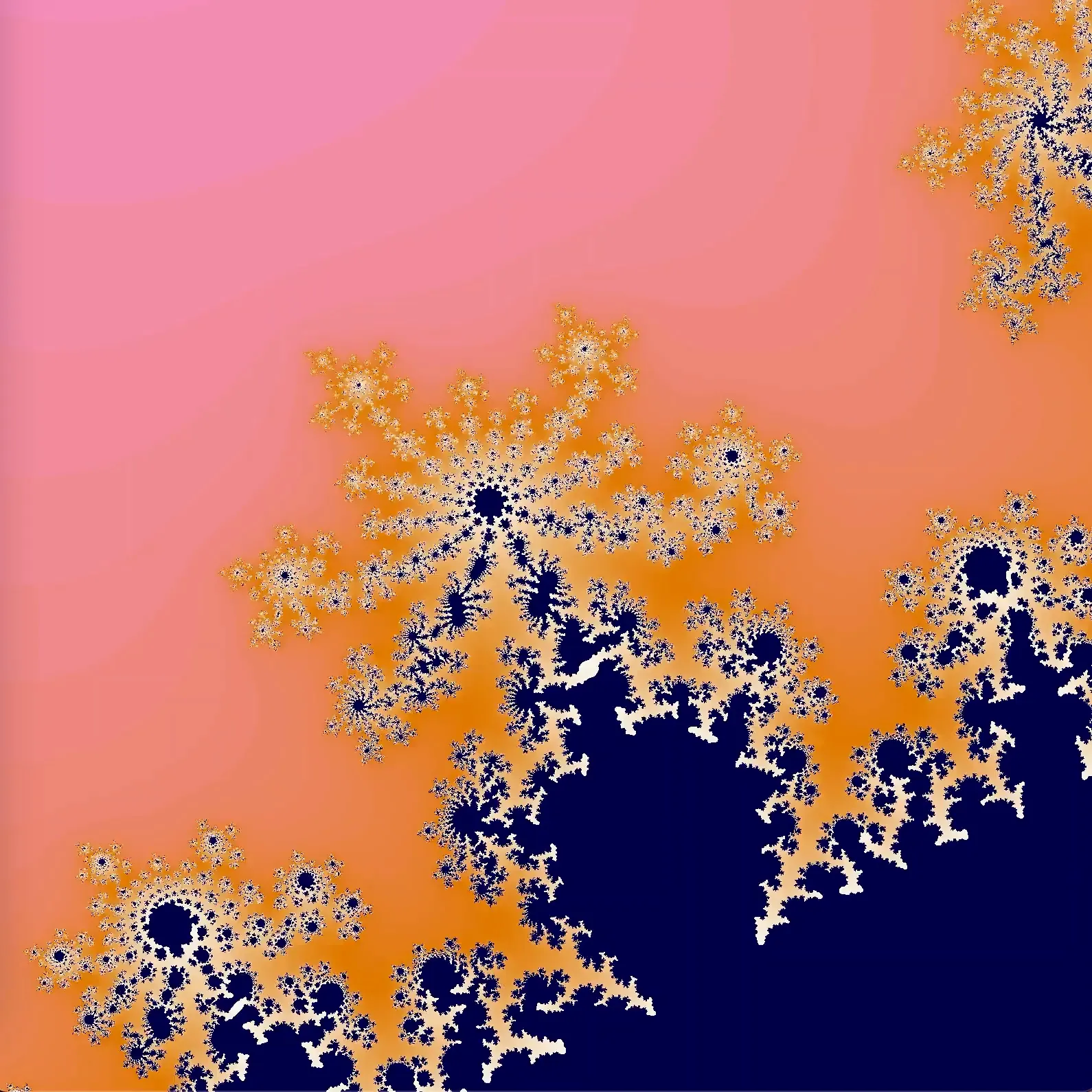 Tim Murray-Browne - Fractal Reef. A real-time generative animation, released as a series of 87 NFTs on fxhash.