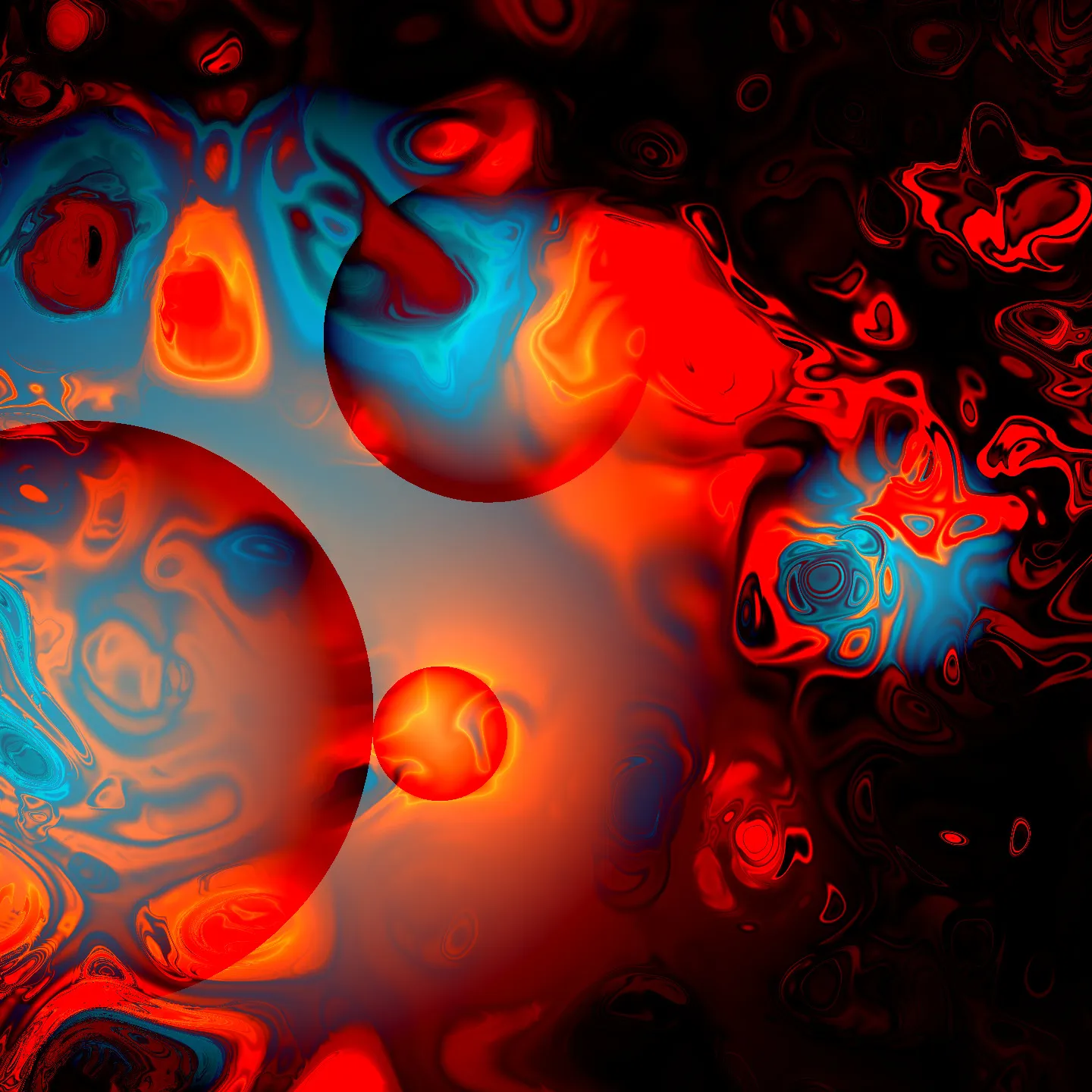 A work-in-progress render of the generative visual artwork 'What seem'd corporal melted as breath into the wind'