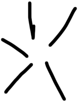 Hand-drawn star divider