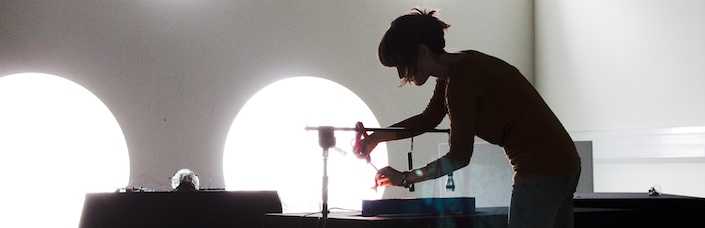 Sus Garcia playing Lightefface at Music Tech Fest, May 2013