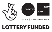 Creative Scotland (Lottery funded) logo